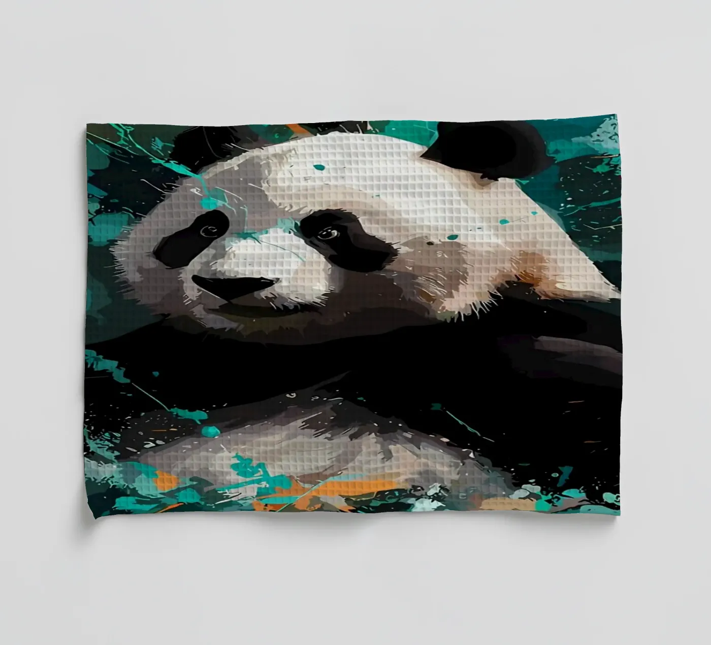 Panda Splash torchon de James M Coyle