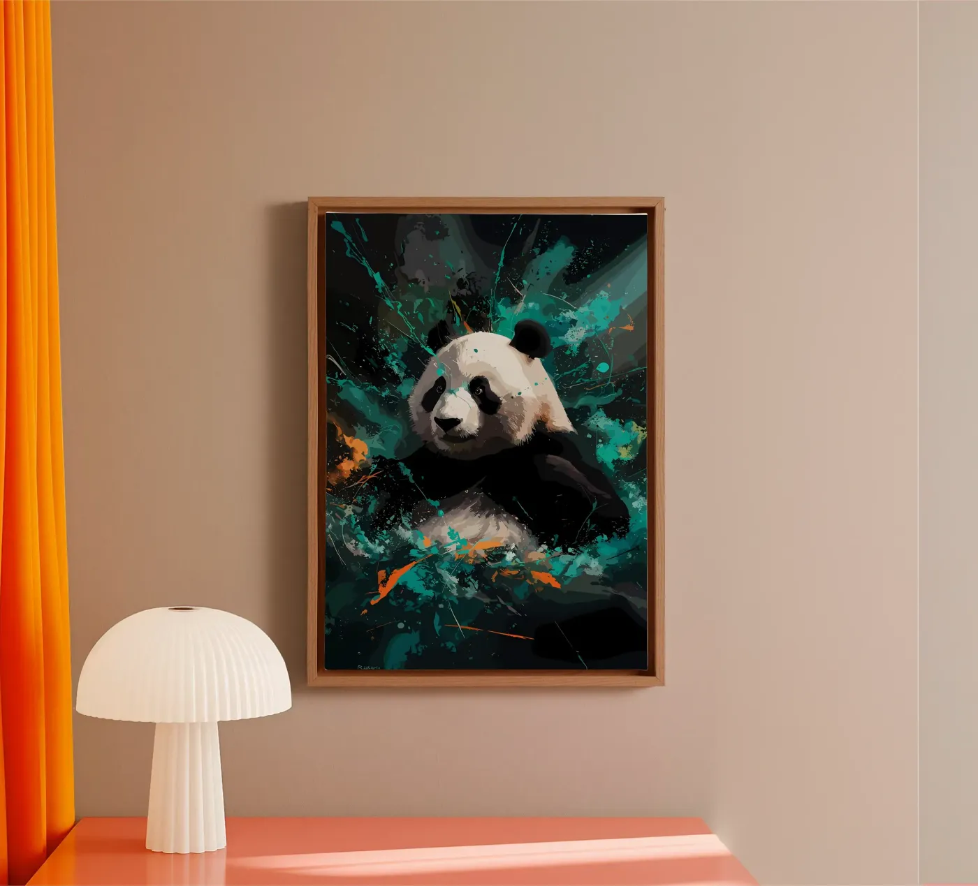Panda Splash tela da James M Coyle