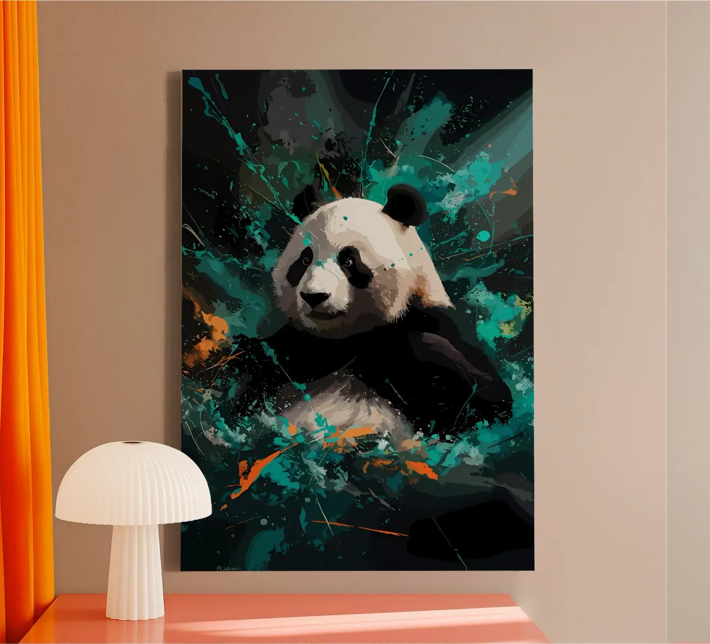 Panda Splash tela da James M Coyle