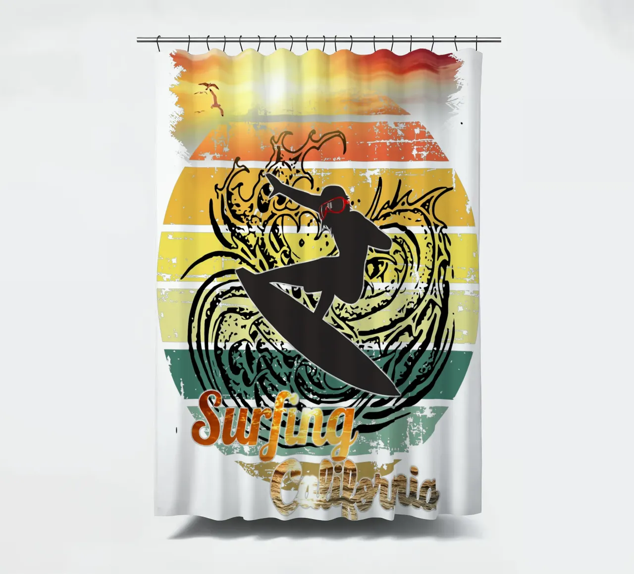 Surf Life Oval 2a - Summer Sun Vibes 8b tenda da doccia da surfer28
