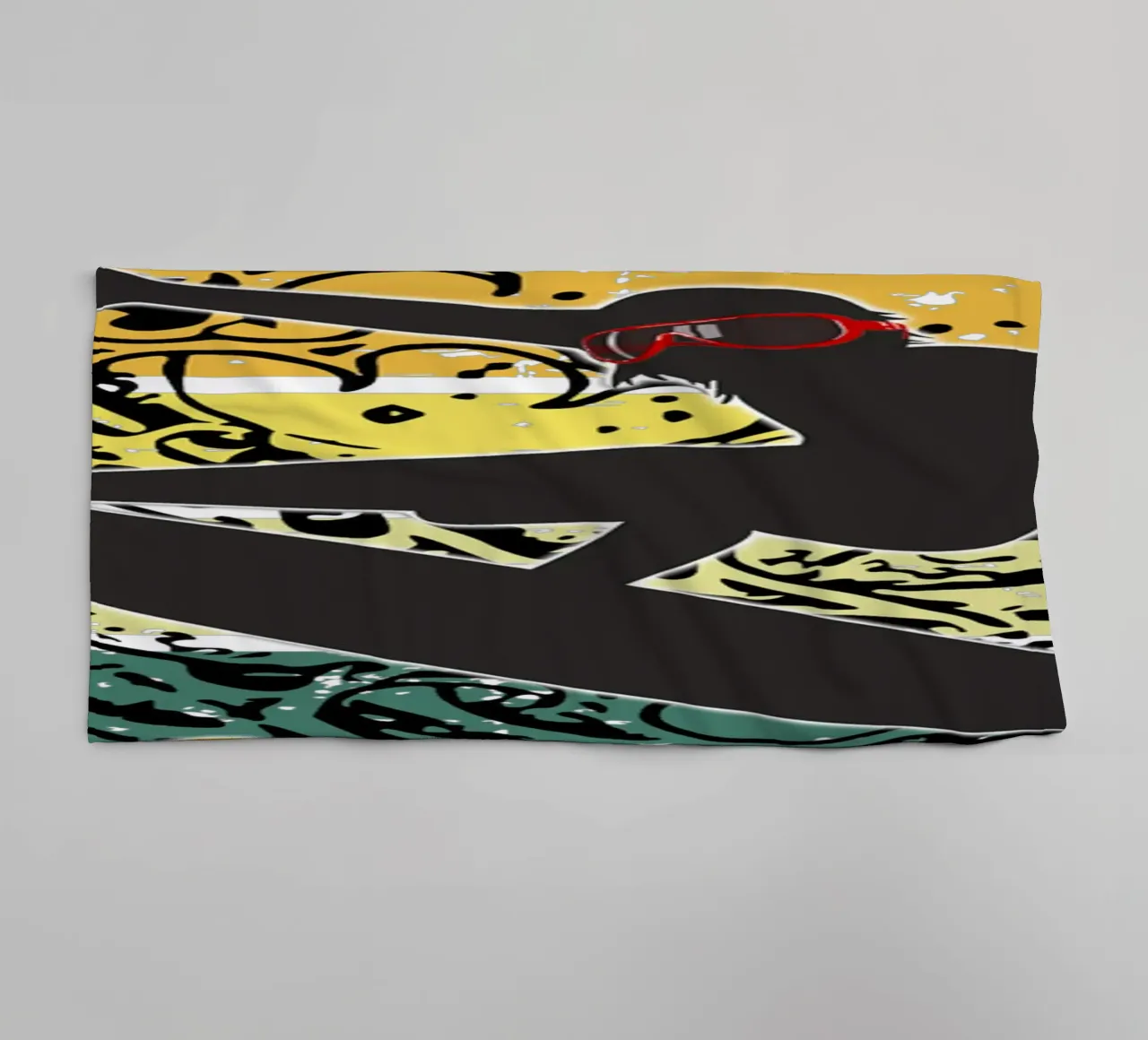 Surf Life Oval 2a - Zomerzon Vibes 8b badhanddoek van surfer28