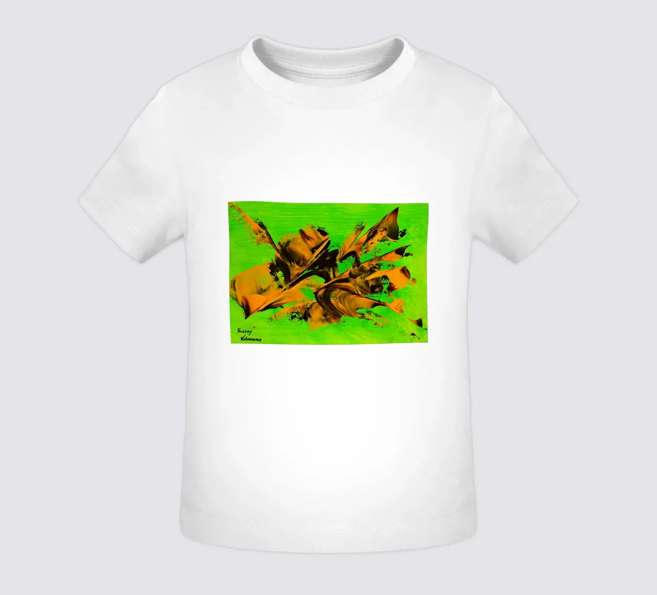 MESSAGE FROM THE HEART 8 camiseta de bebé de Thierry Vobmann Abstract painting