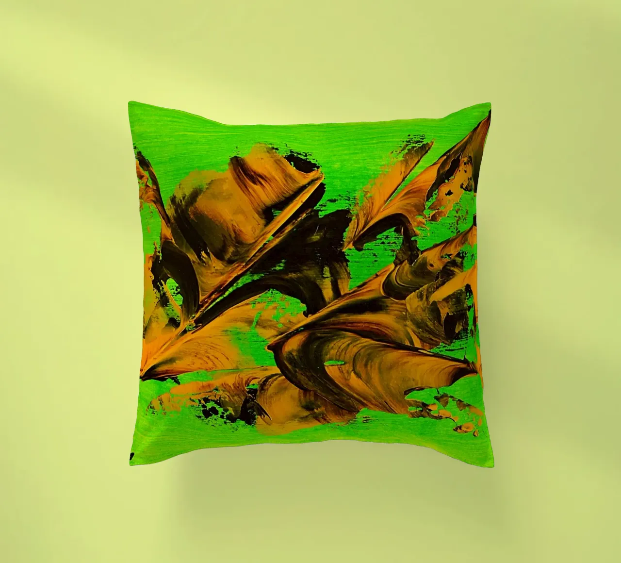 MESSAGE FROM THE HEART 8 cuscino da Thierry Vobmann Abstract painting