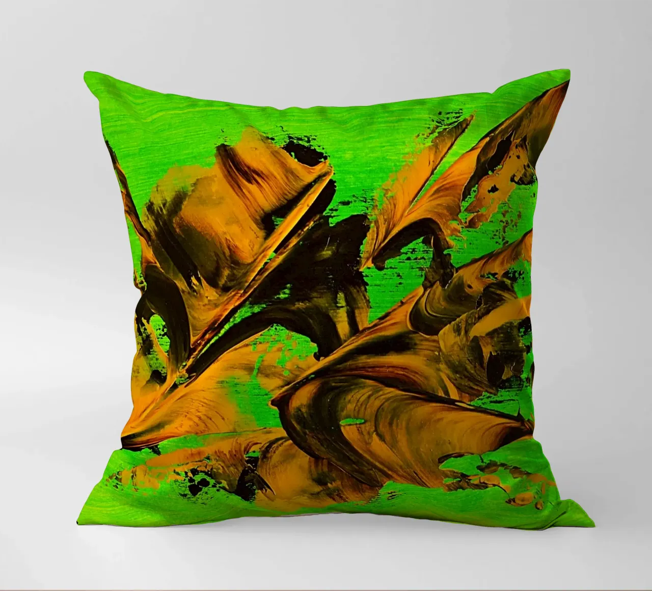 MESSAGE FROM THE HEART 8 cuscino da Thierry Vobmann Abstract painting