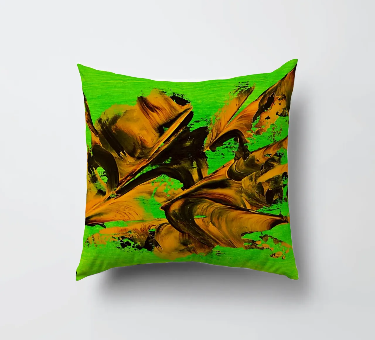 MESSAGE FROM THE HEART 8 cuscino da Thierry Vobmann Abstract painting