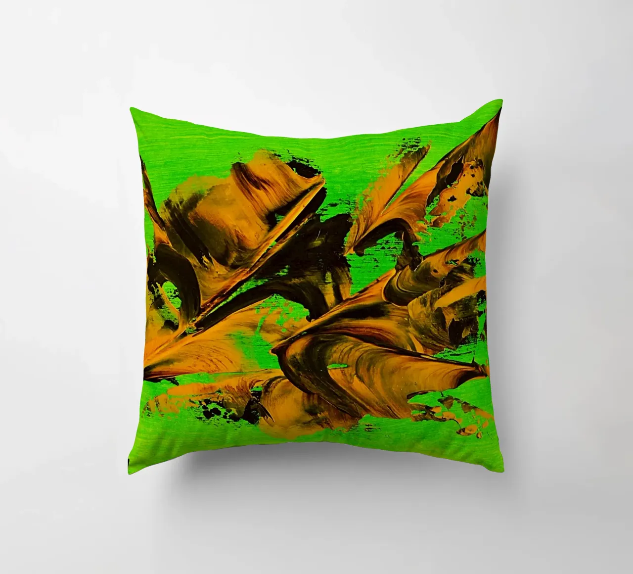 MESSAGE FROM THE HEART 8 cuscino da Thierry Vobmann Abstract painting