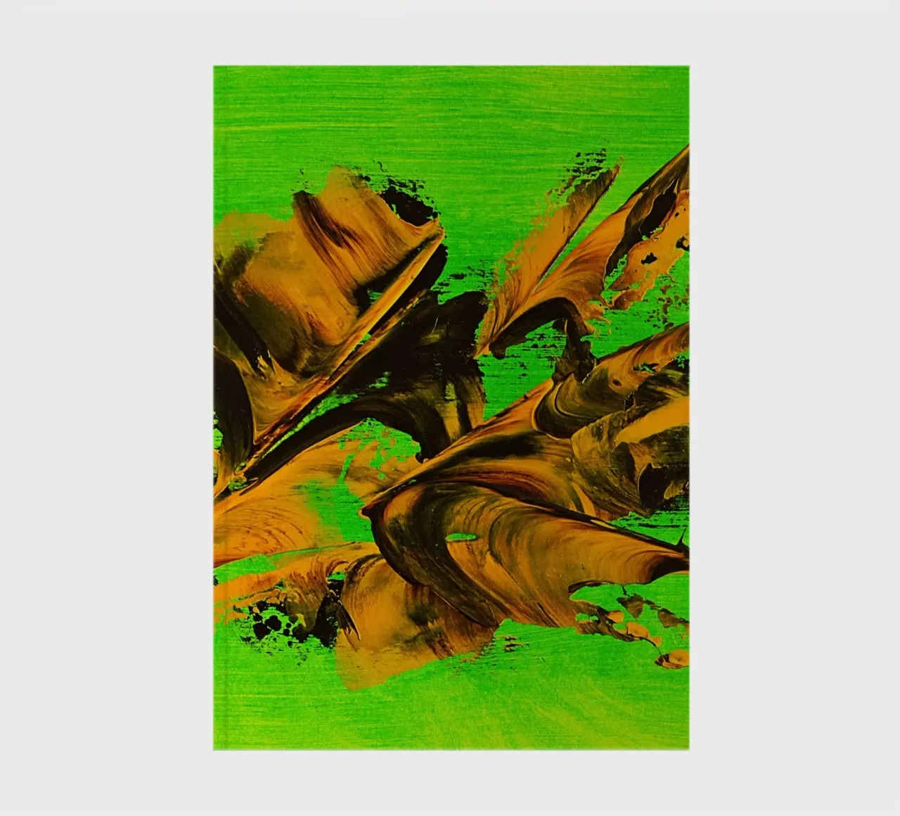 MESSAGE FROM THE HEART 8 Notizbuch von Thierry Vobmann Abstract painting