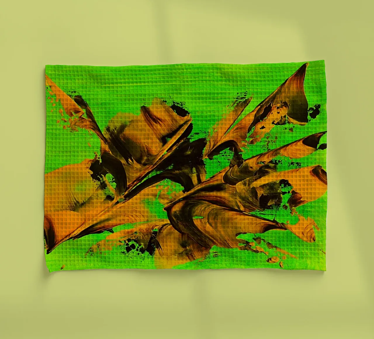 MESSAGE FROM THE HEART 8 canovaccio da cucina da Thierry Vobmann Abstract painting