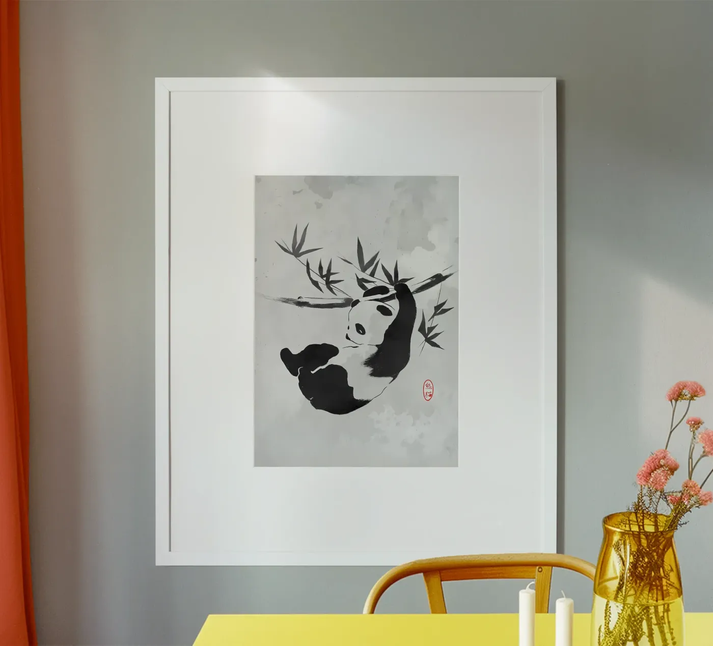 Panda géant poster de James M Coyle