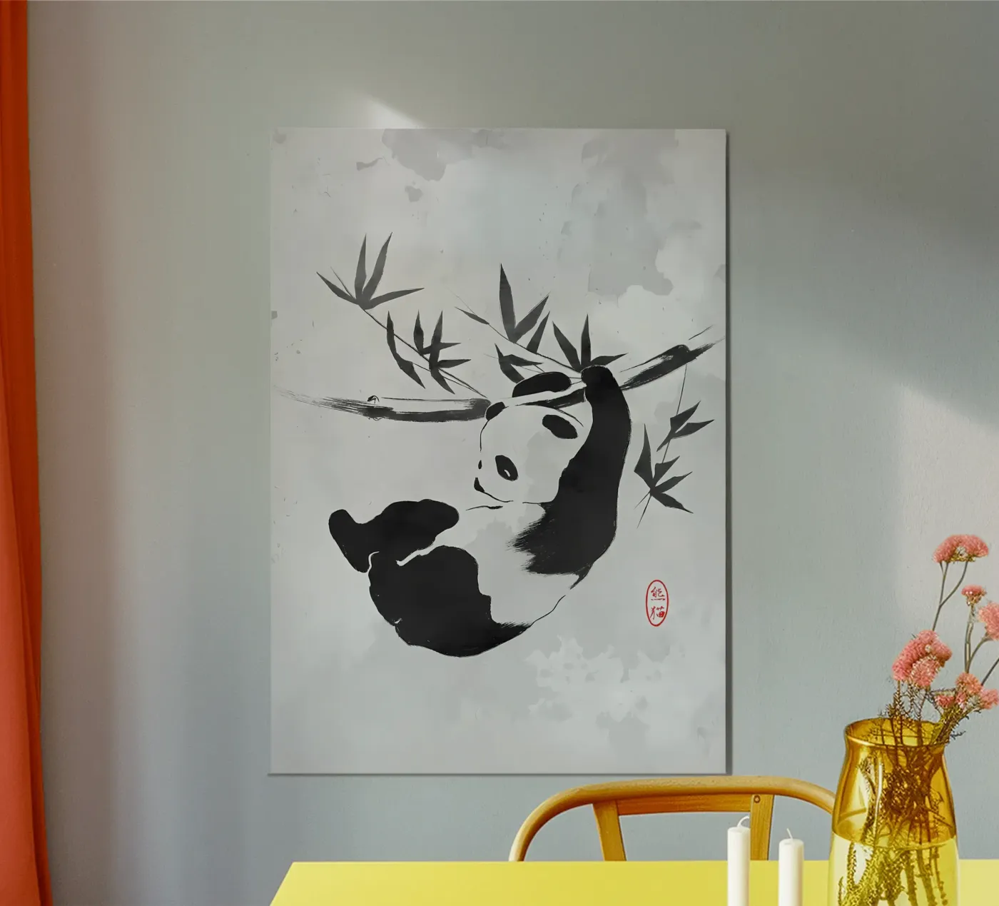 Panda géant poster de James M Coyle