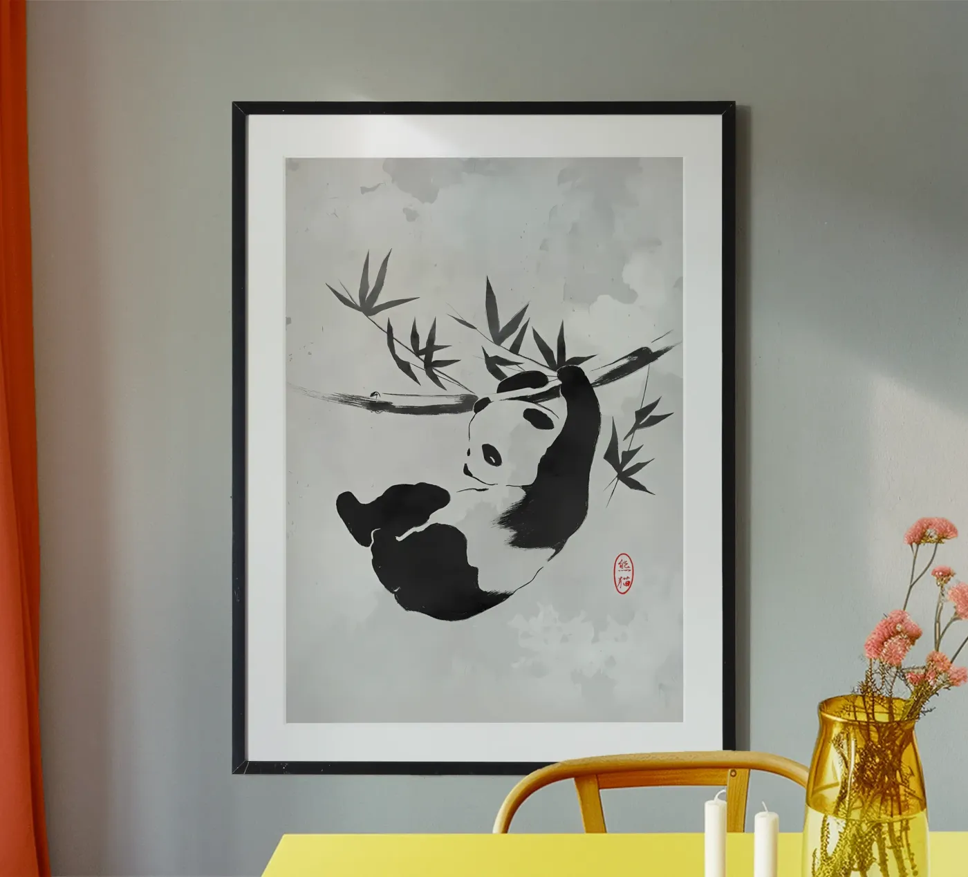 Panda géant poster de James M Coyle