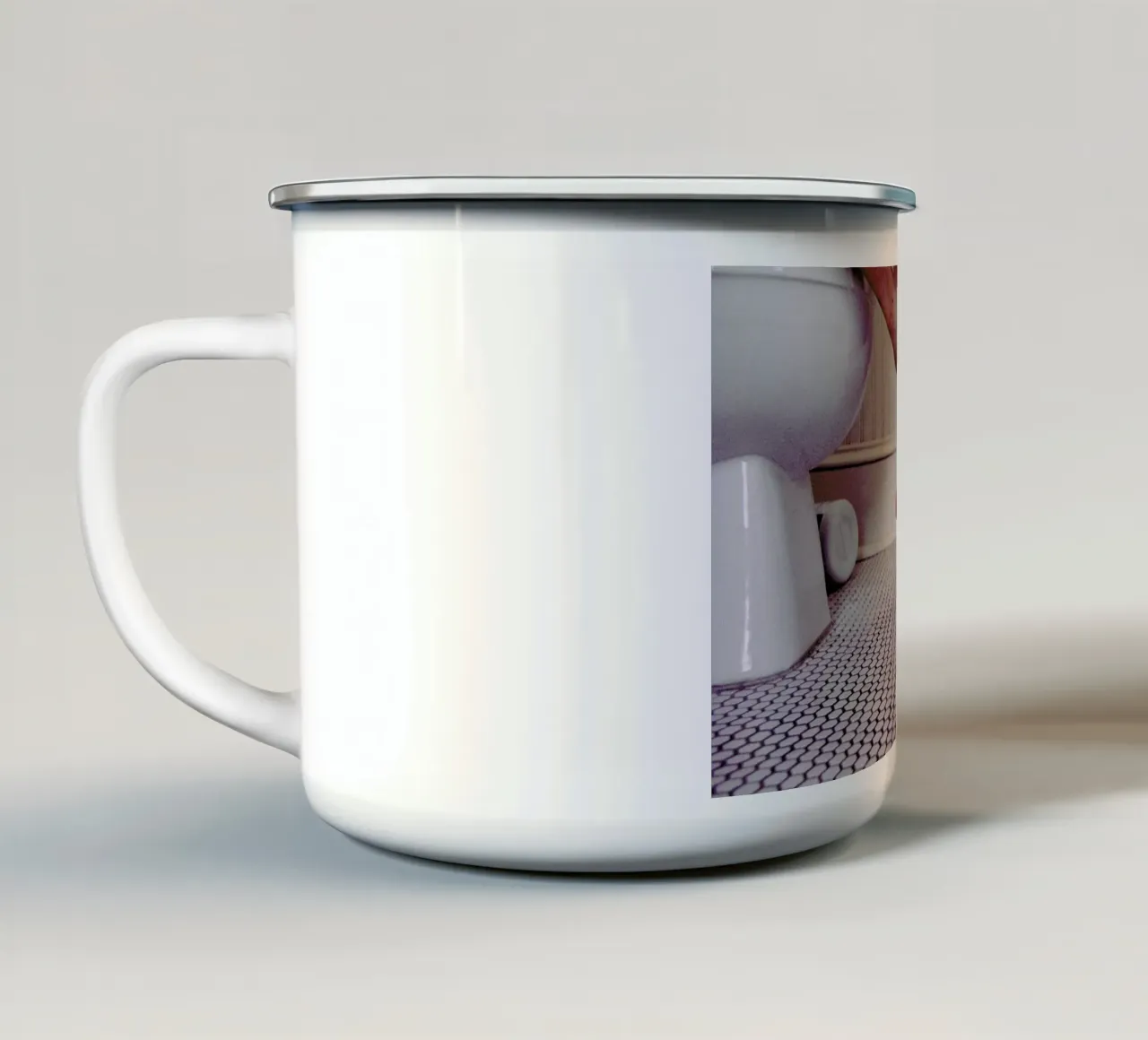Louis Vuitton Red Shoe Blues tazza in smalto da Aysha Banos