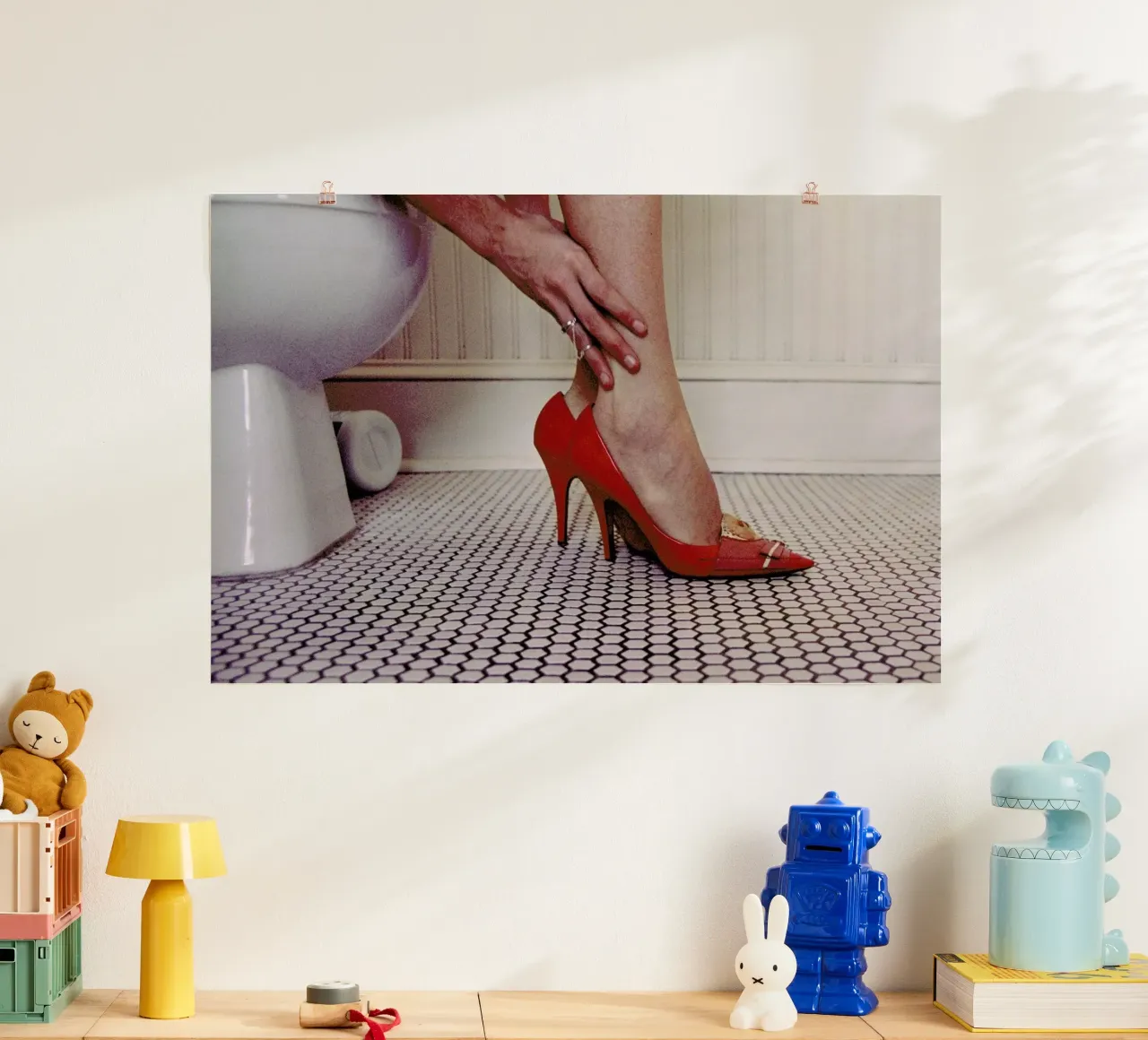 Louis Vuitton Red Shoe Blues poster da Aysha Banos