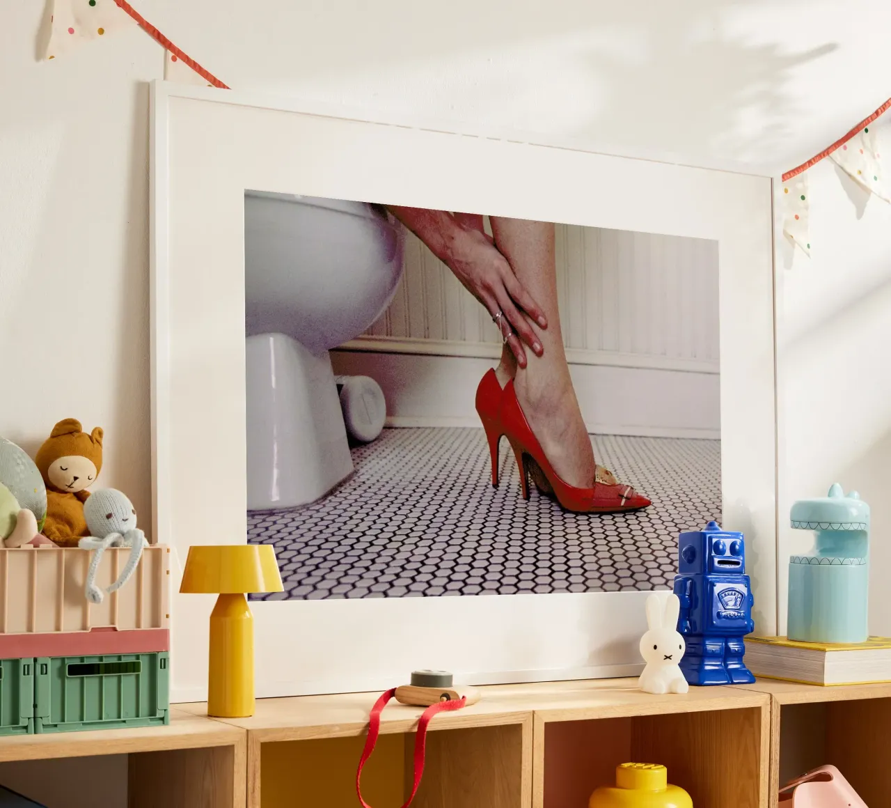 Louis Vuitton Red Shoe Blues poster da Aysha Banos