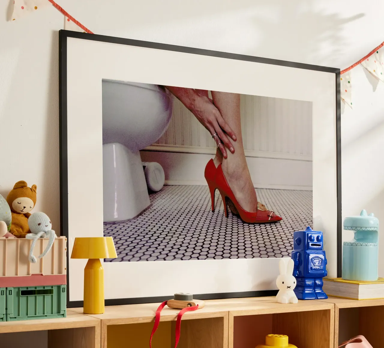 Louis Vuitton Red Shoe Blues poster da Aysha Banos