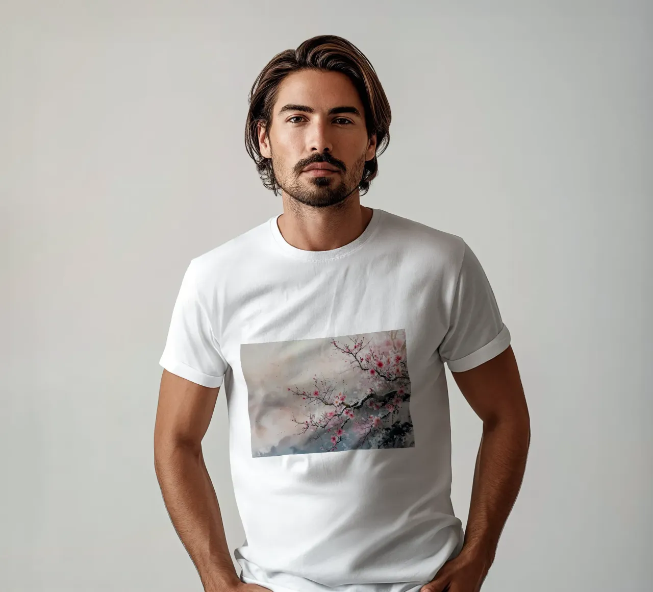 Giappone fiori di ciliegio t-shirt da Rebecca Clark Wyrick