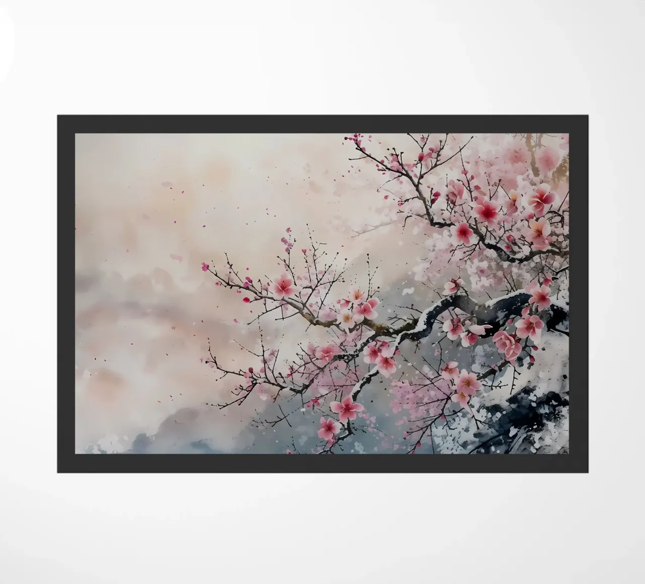 Giappone fiori di ciliegio zerbino da Rebecca Clark Wyrick