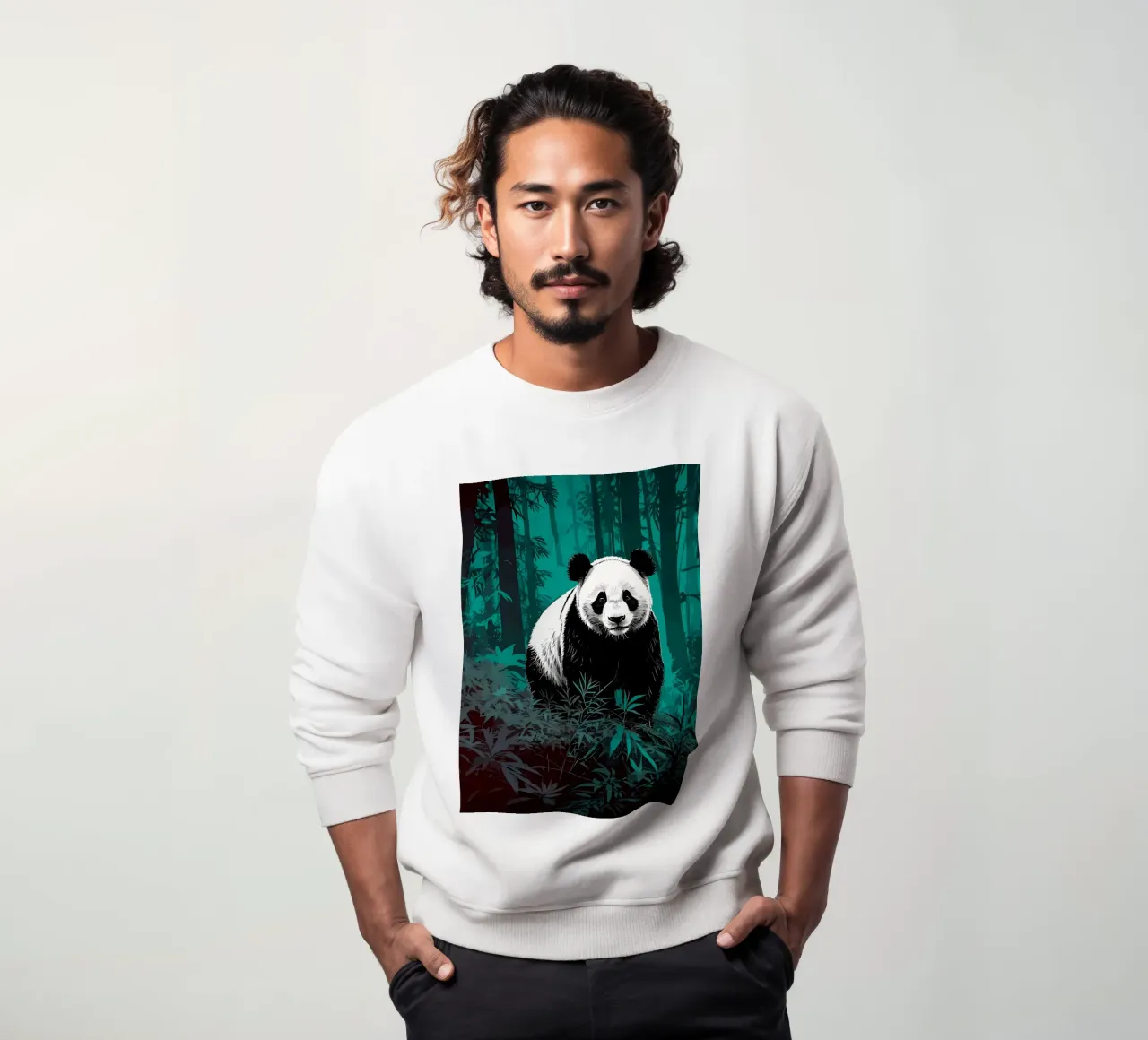 Foresta di panda felpa da James M Coyle