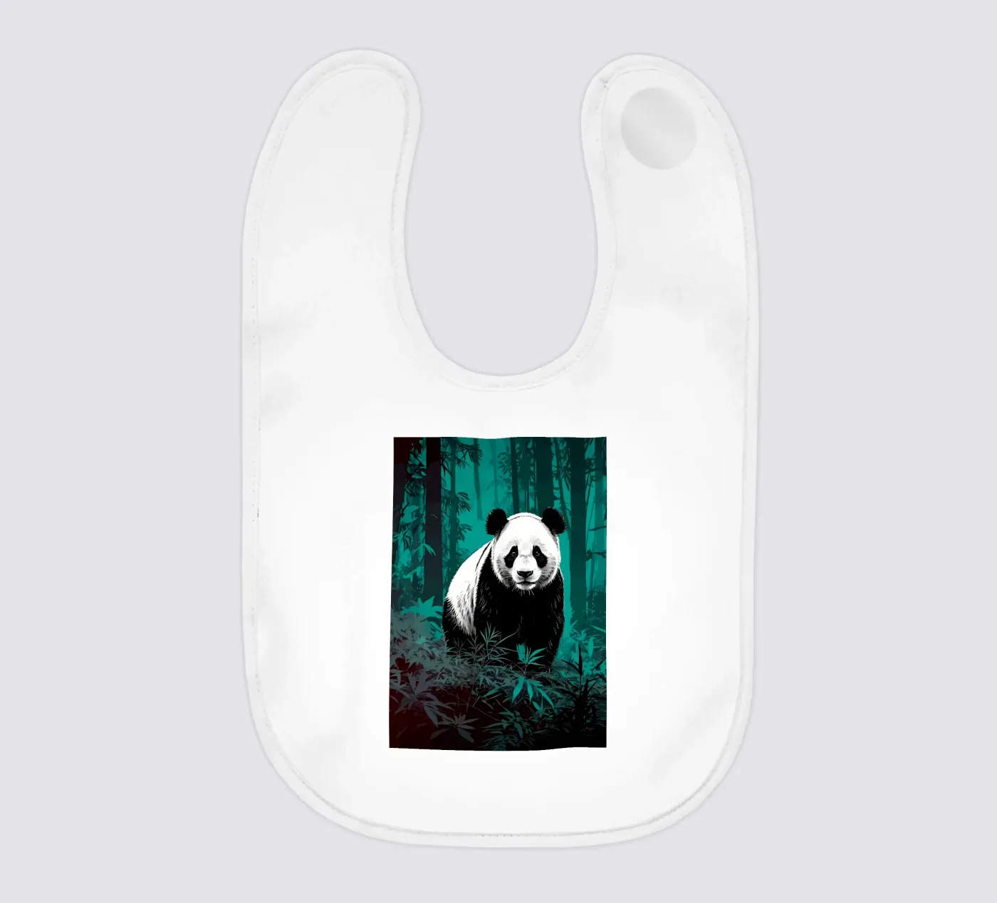 Panda Forest Babylätzchen von James M Coyle