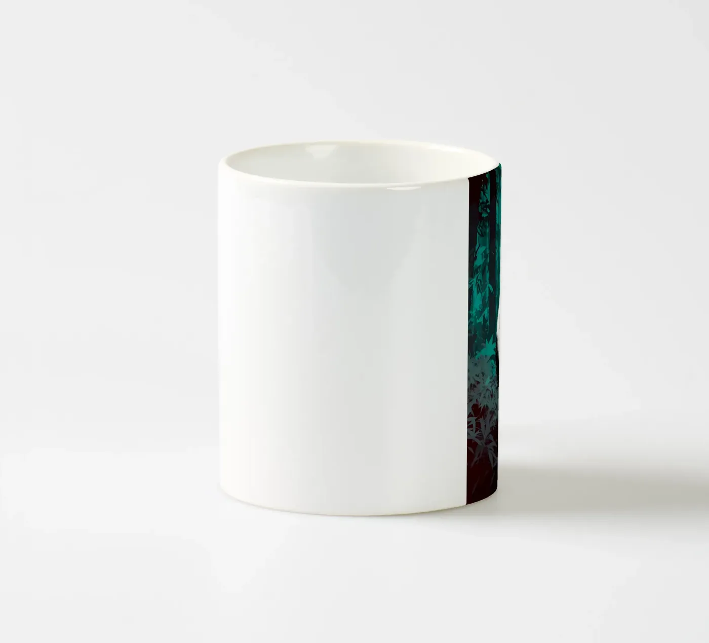 Panda Forest ceramic mug by James M Coyle