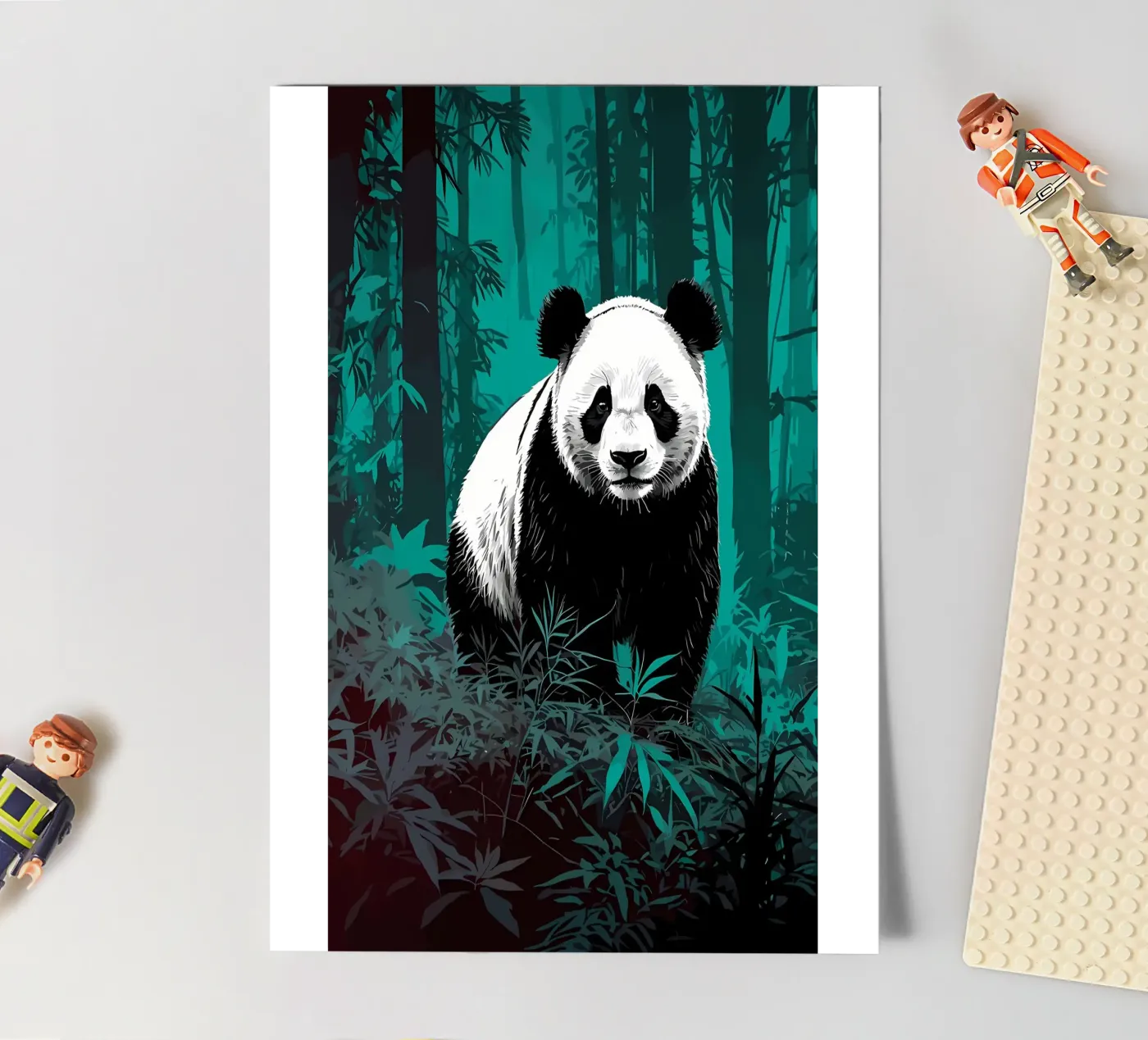 Panda Forest sticker sheet by James M Coyle
