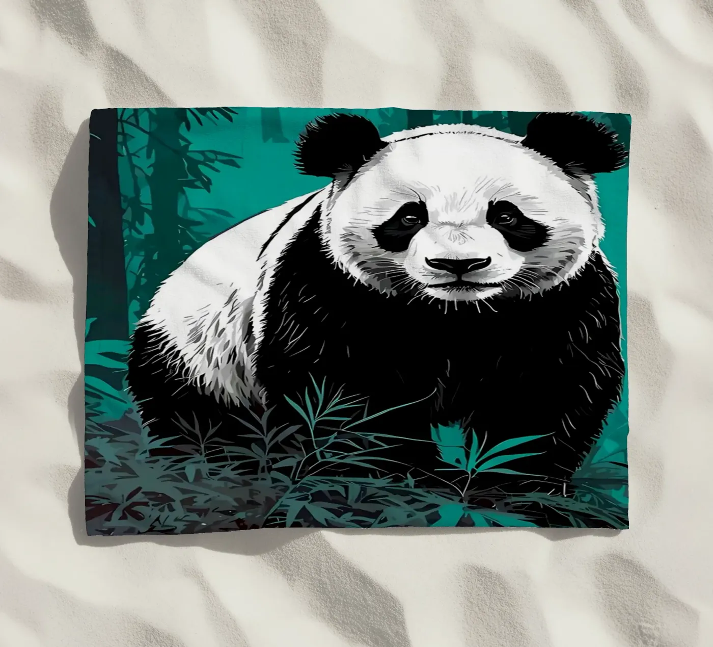 Foresta di panda telo mare da James M Coyle