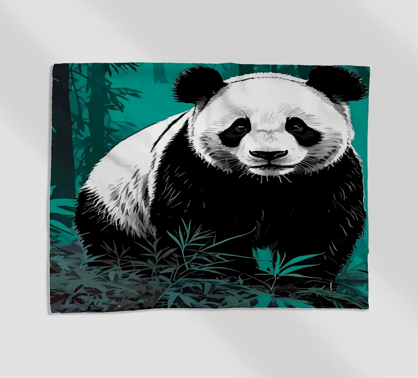 Foresta di panda telo mare da James M Coyle