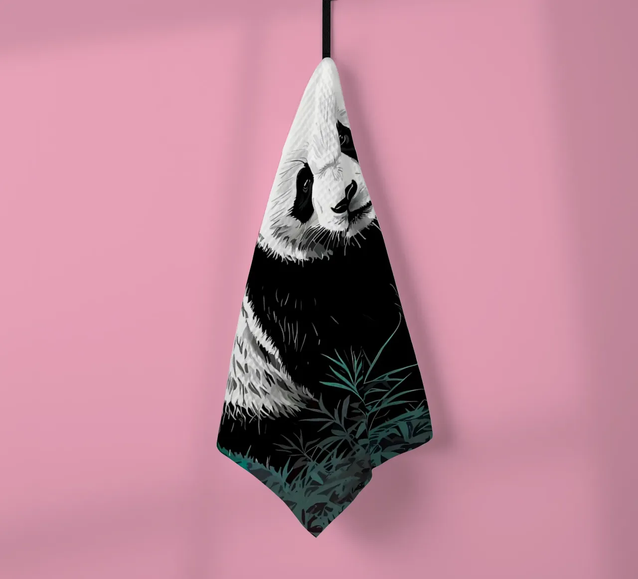 Forêt de pandas torchon de James M Coyle