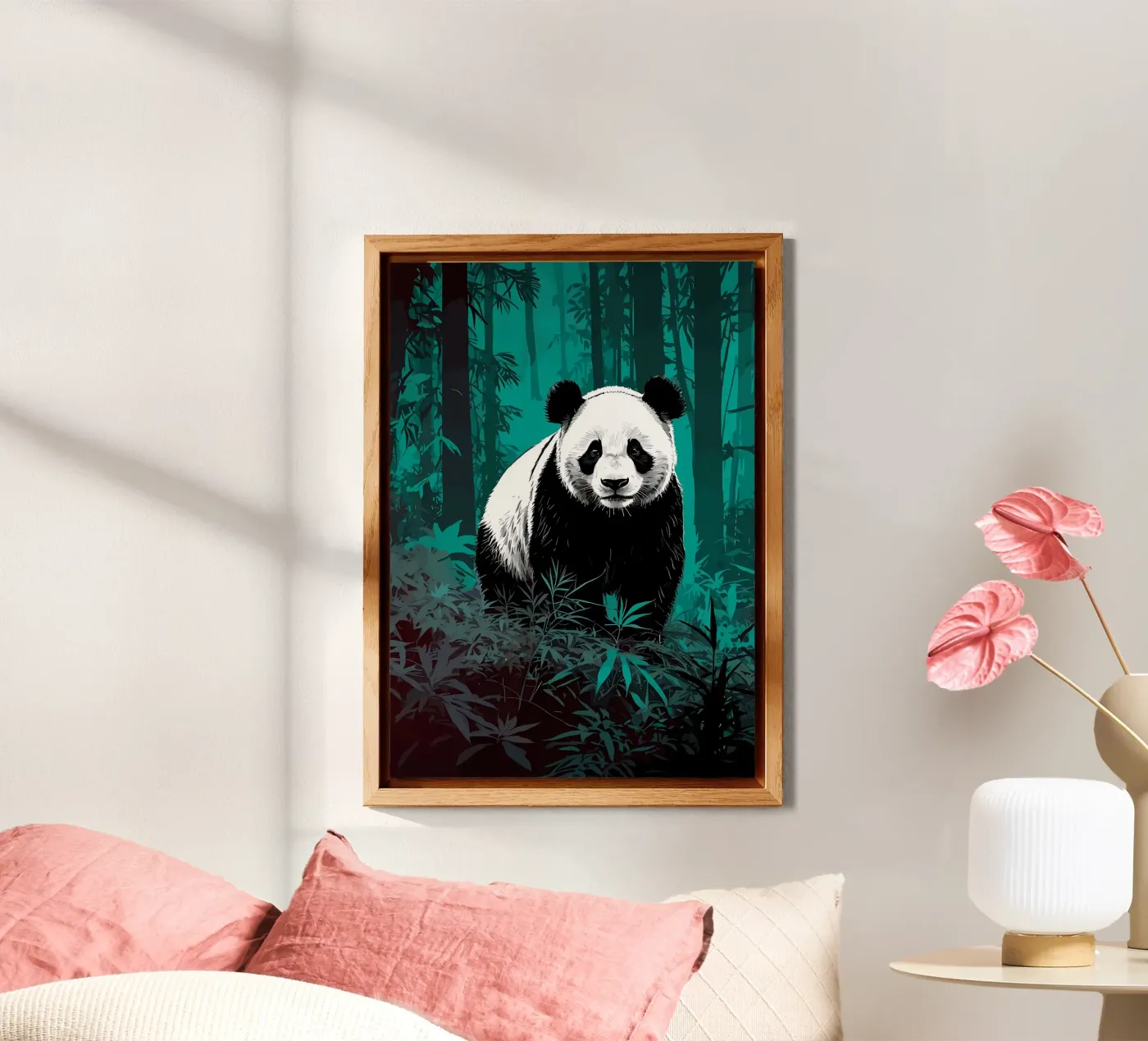 Panda Forest forex plate by James M Coyle