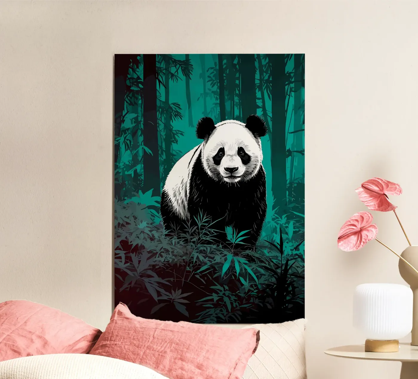 Panda Forest forex plate by James M Coyle