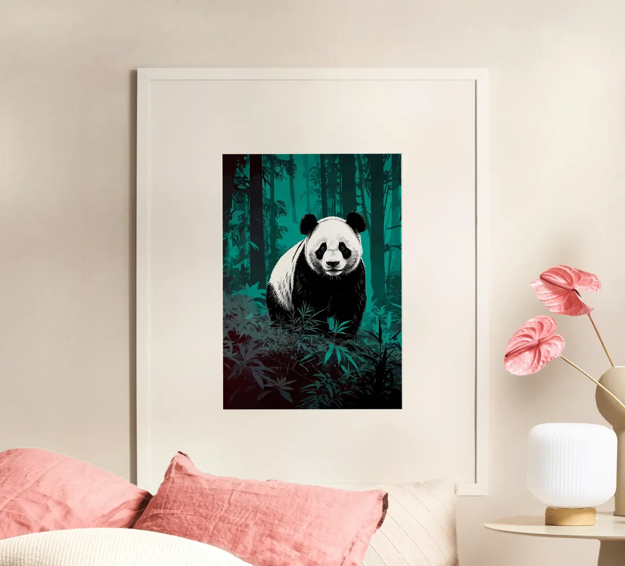 Forêt de pandas poster de James M Coyle
