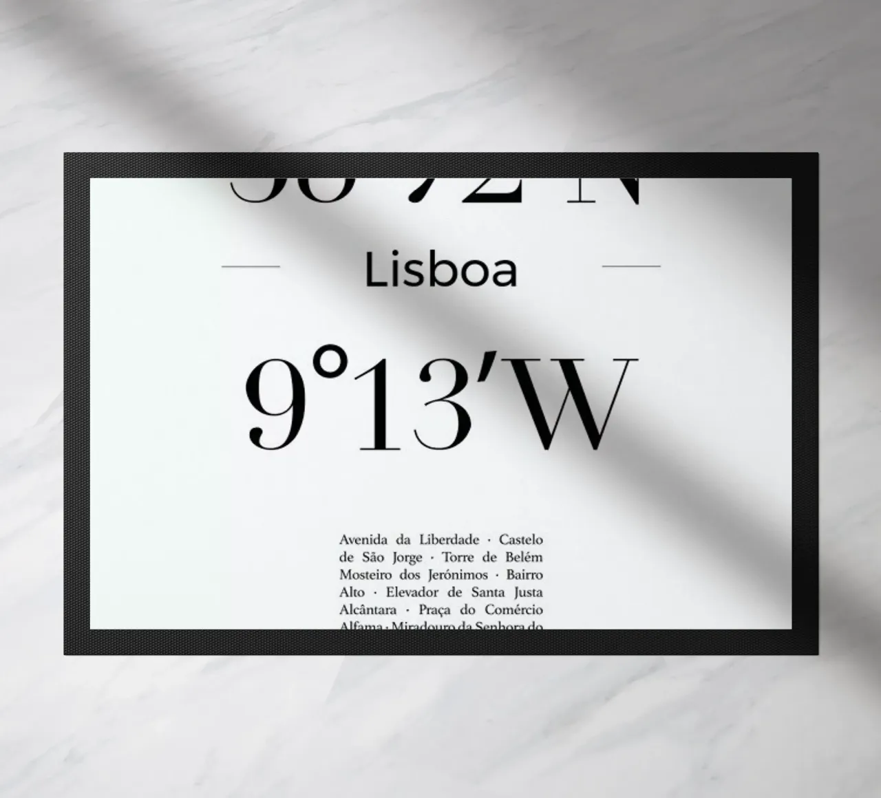 Lisboa Fußmatte von Studio One