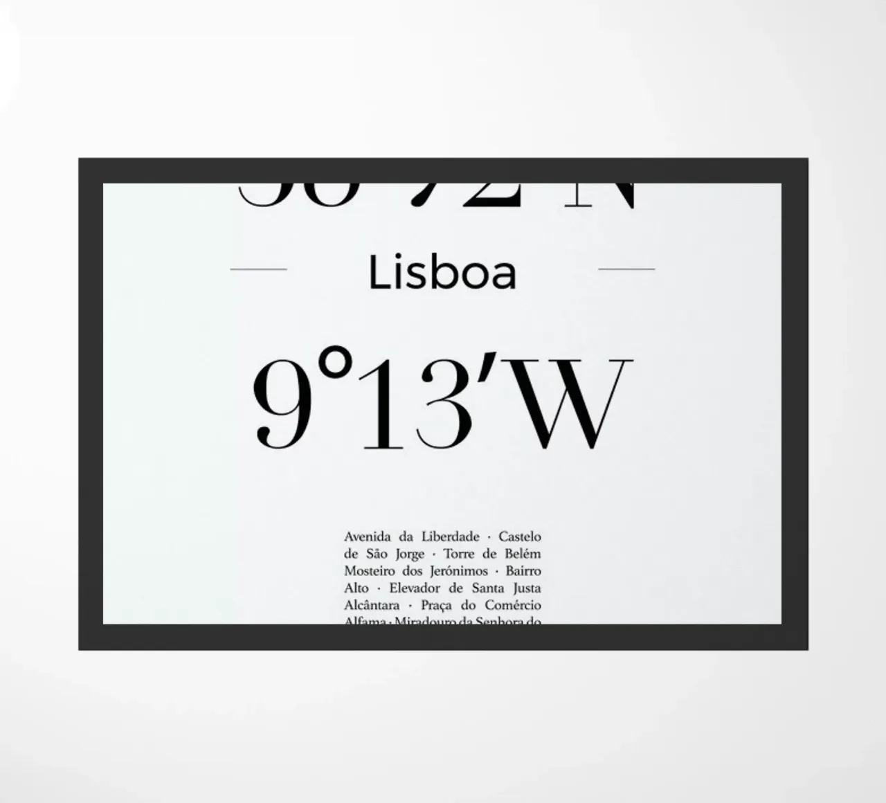 Lisboa Fußmatte von Studio One