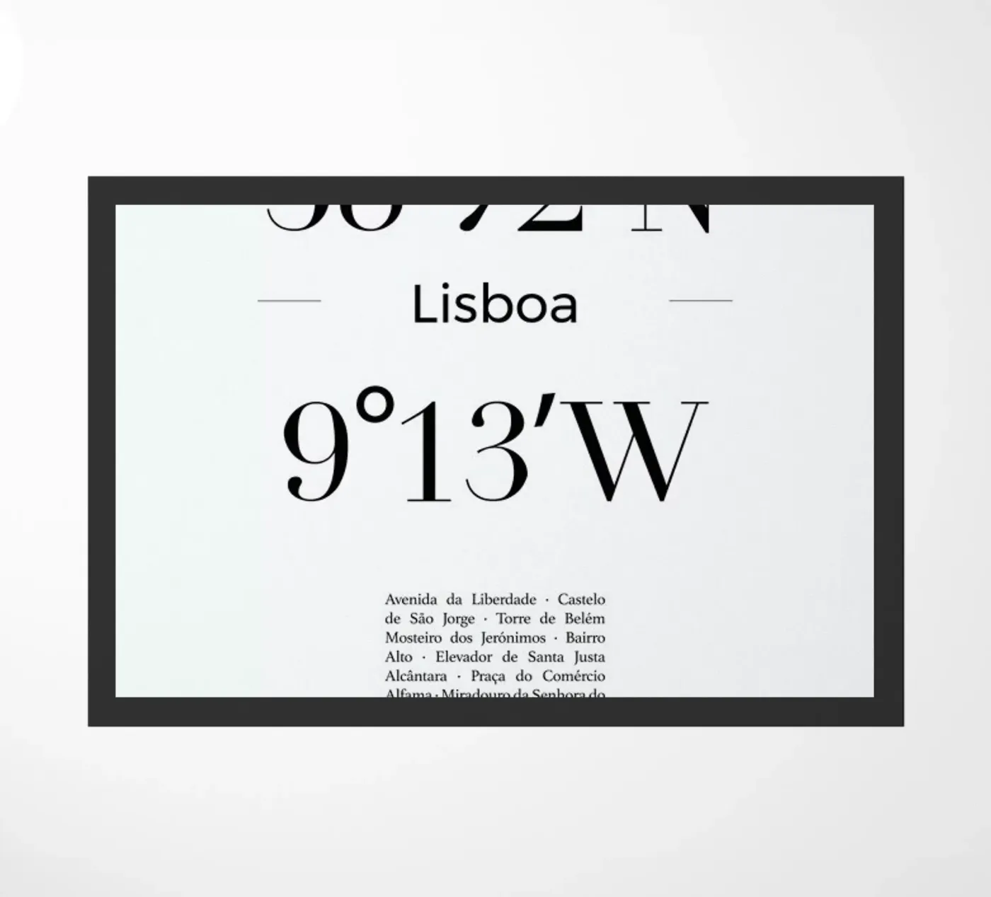 Lisboa doormat by Studio One