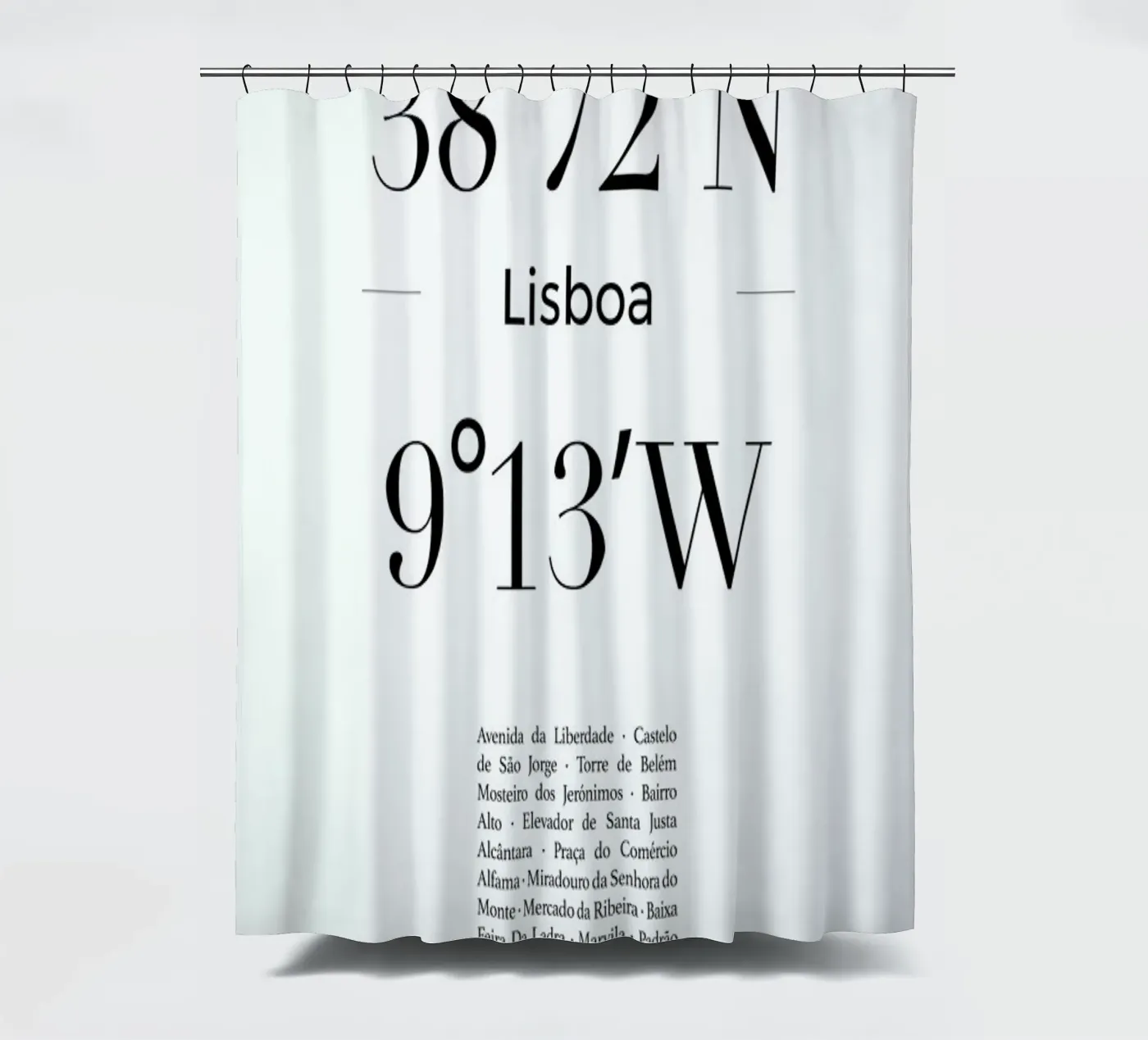 Lisboa douchegordijn van Studio One