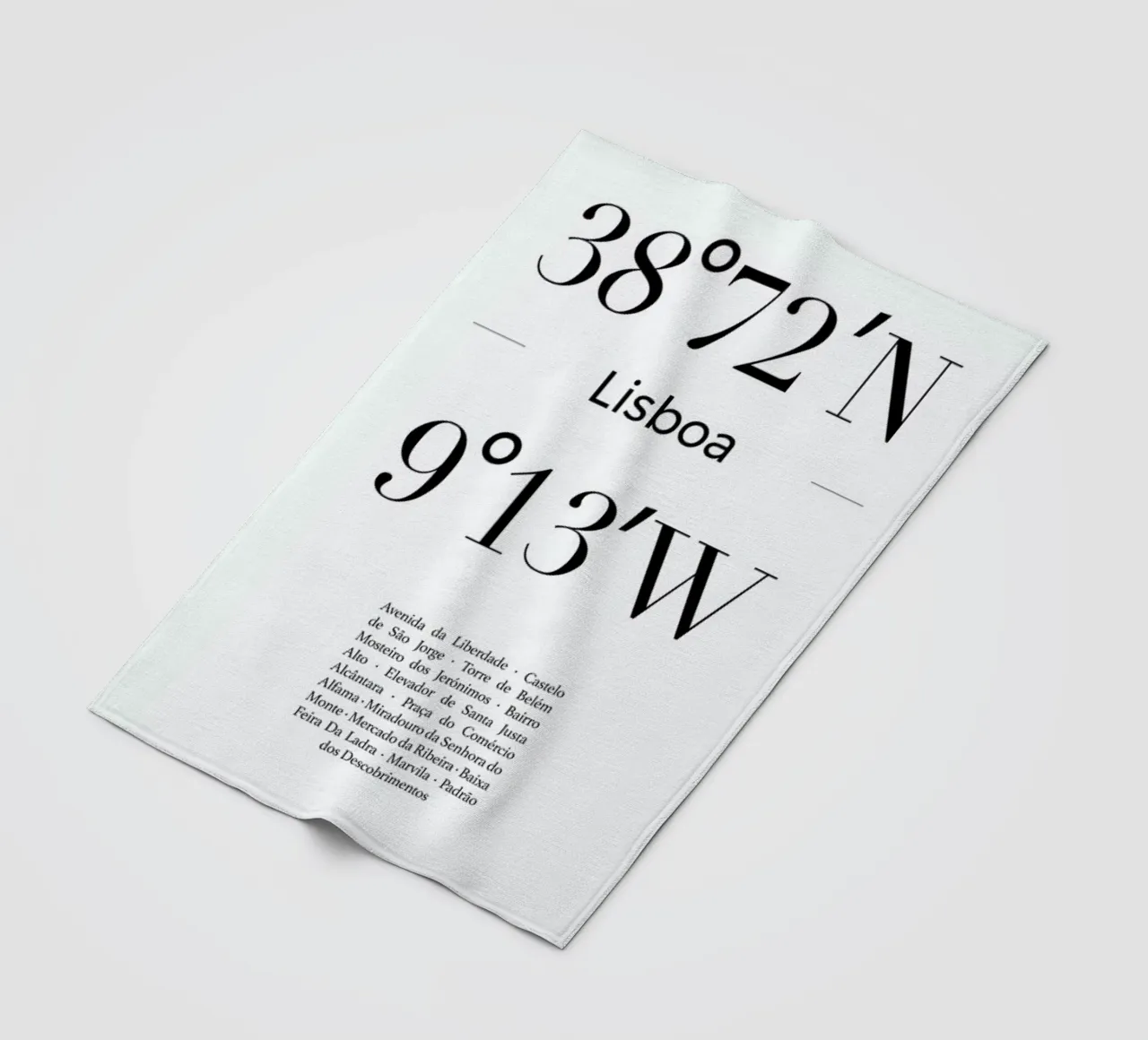 Lisboa Fleecedecke von Studio One