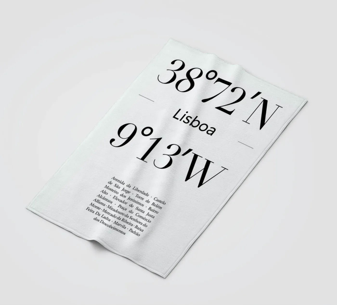 Lisboa Fleecedecke von Studio One