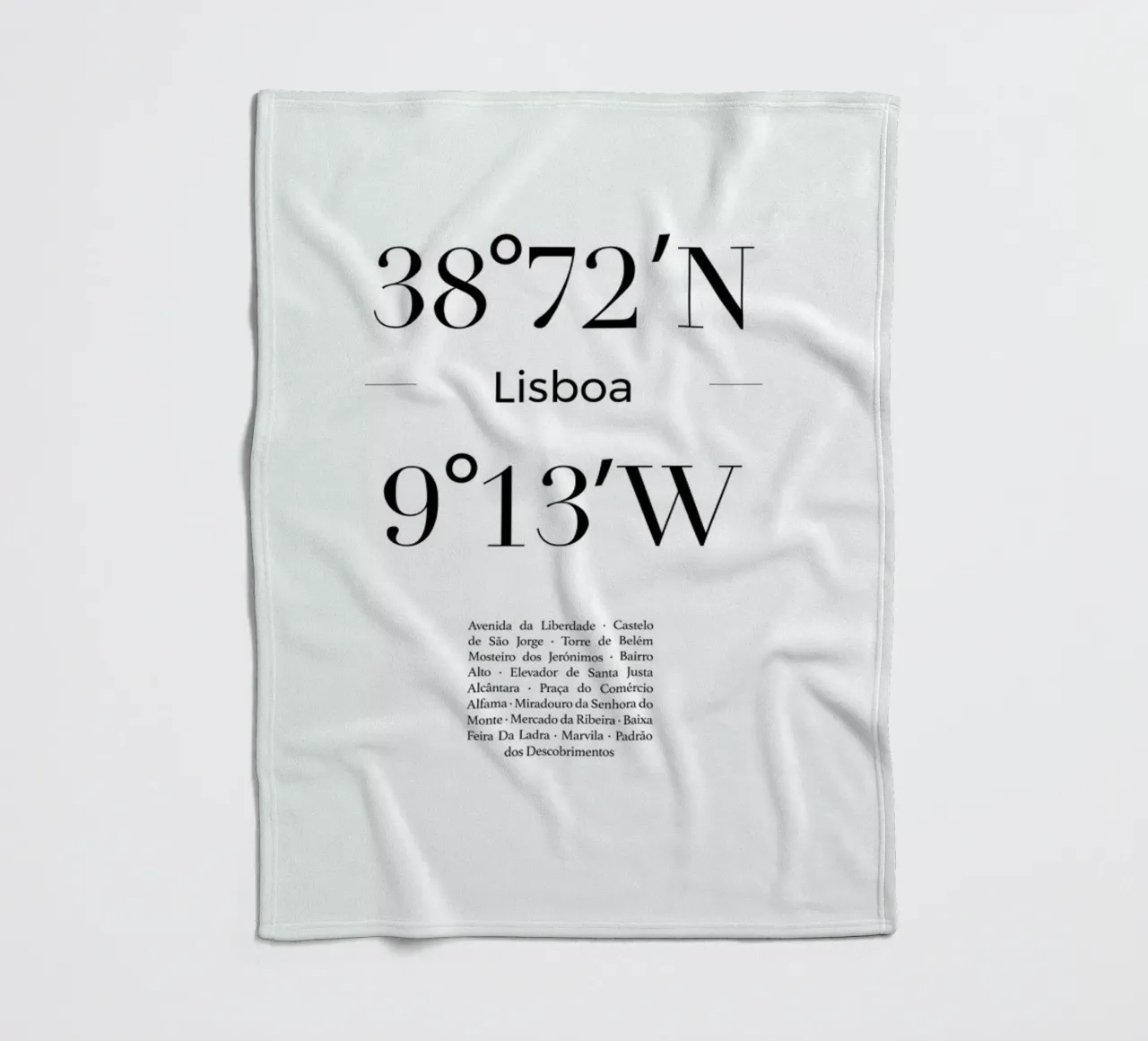 Lisboa Fleecedecke von Studio One