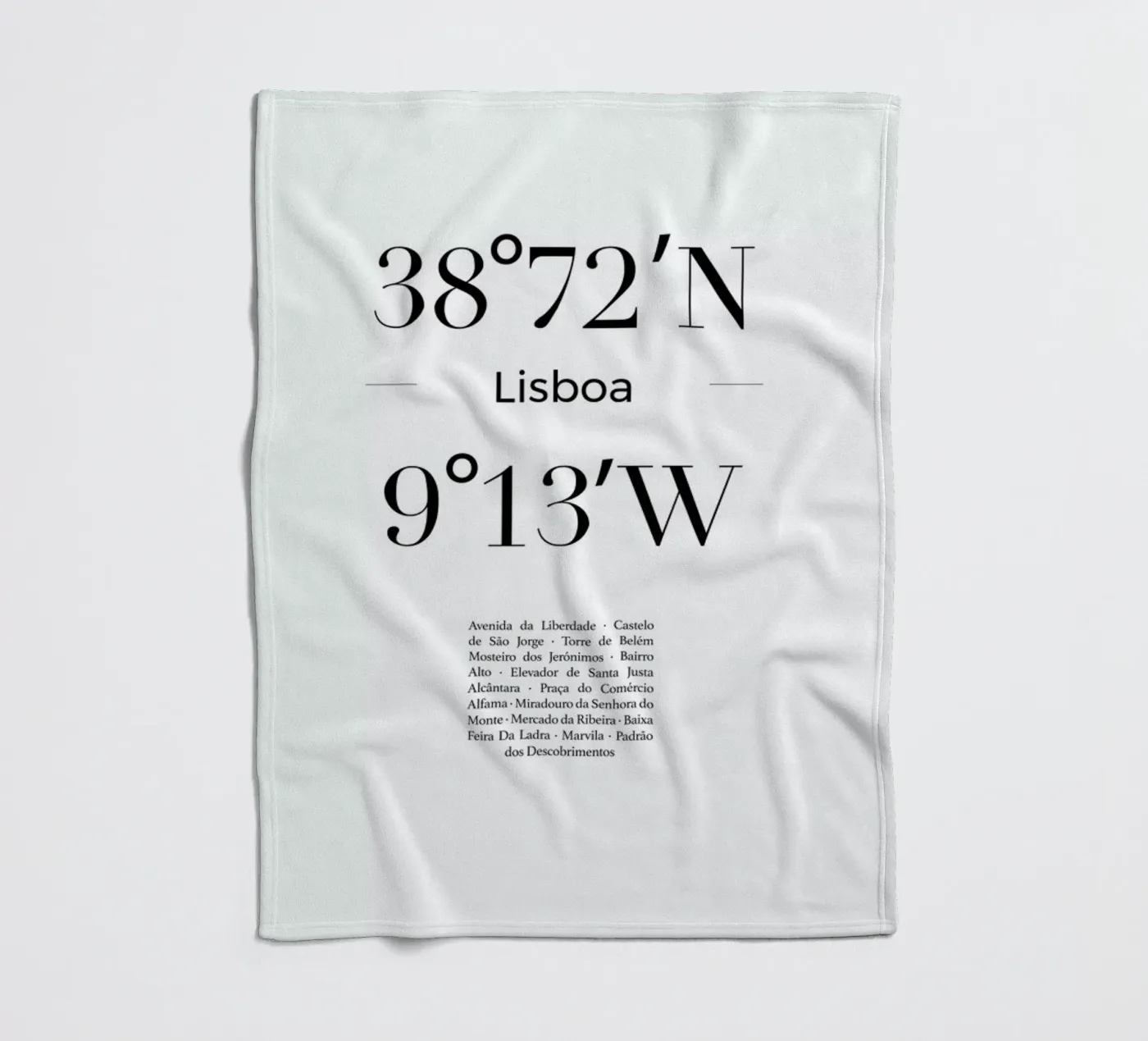 Lisboa Fleecedecke von Studio One