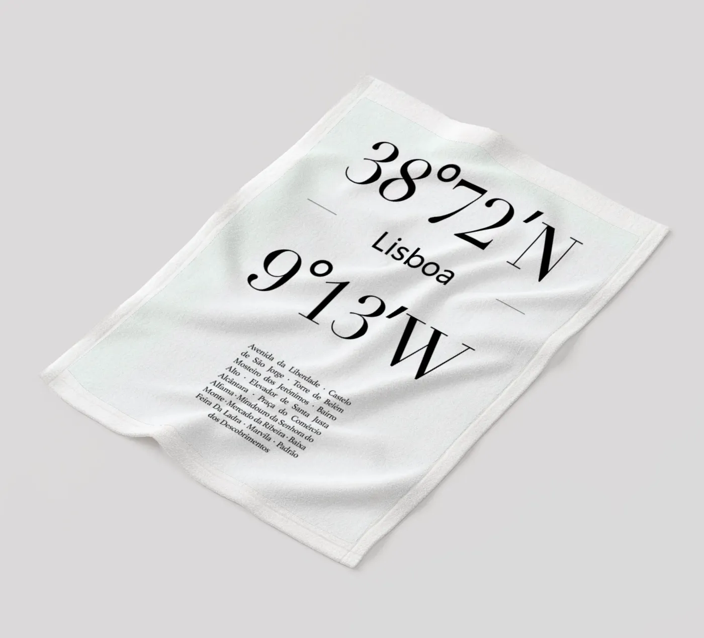 Lisboa Fleecedecke von Studio One