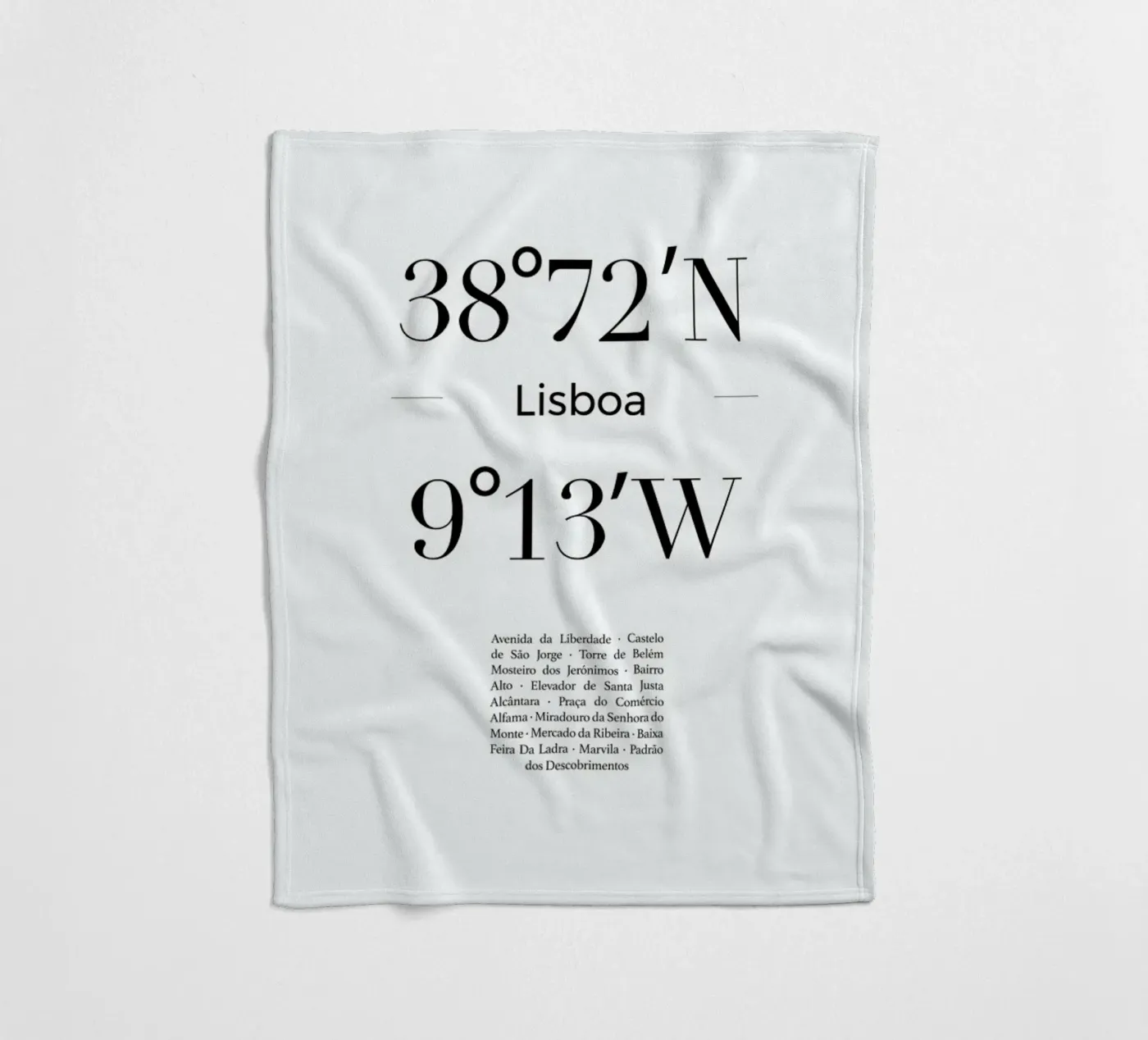 Lisboa fleecedeken van Studio One
