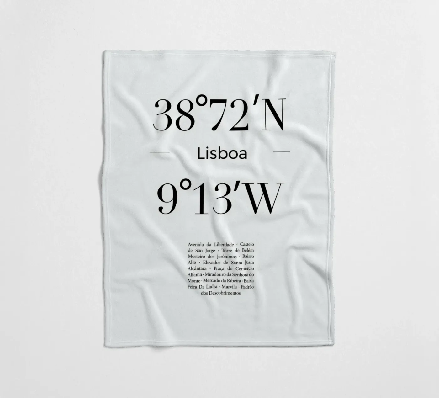 Lisboa Fleecedecke von Studio One