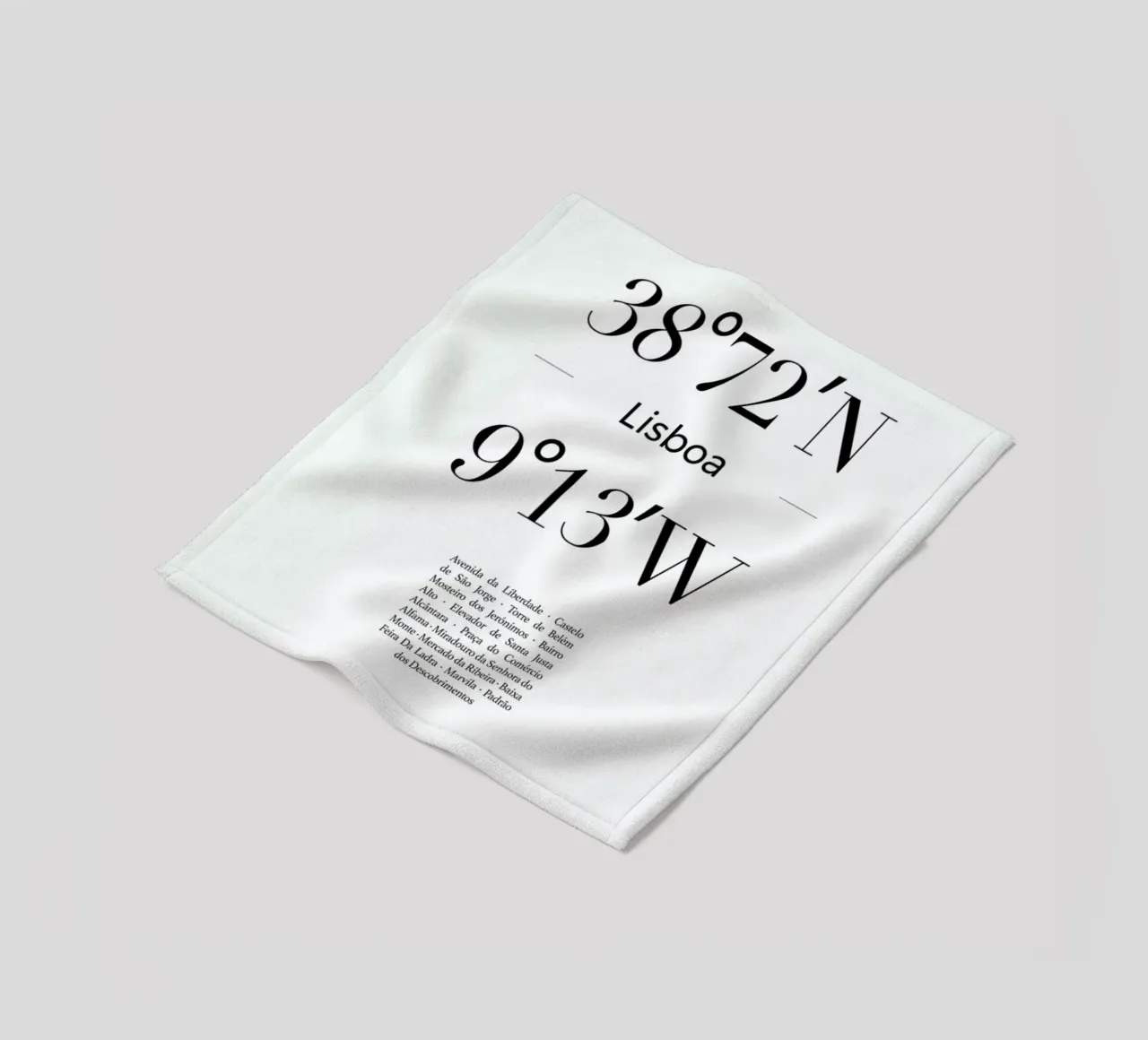 Lisboa Fleecedecke von Studio One