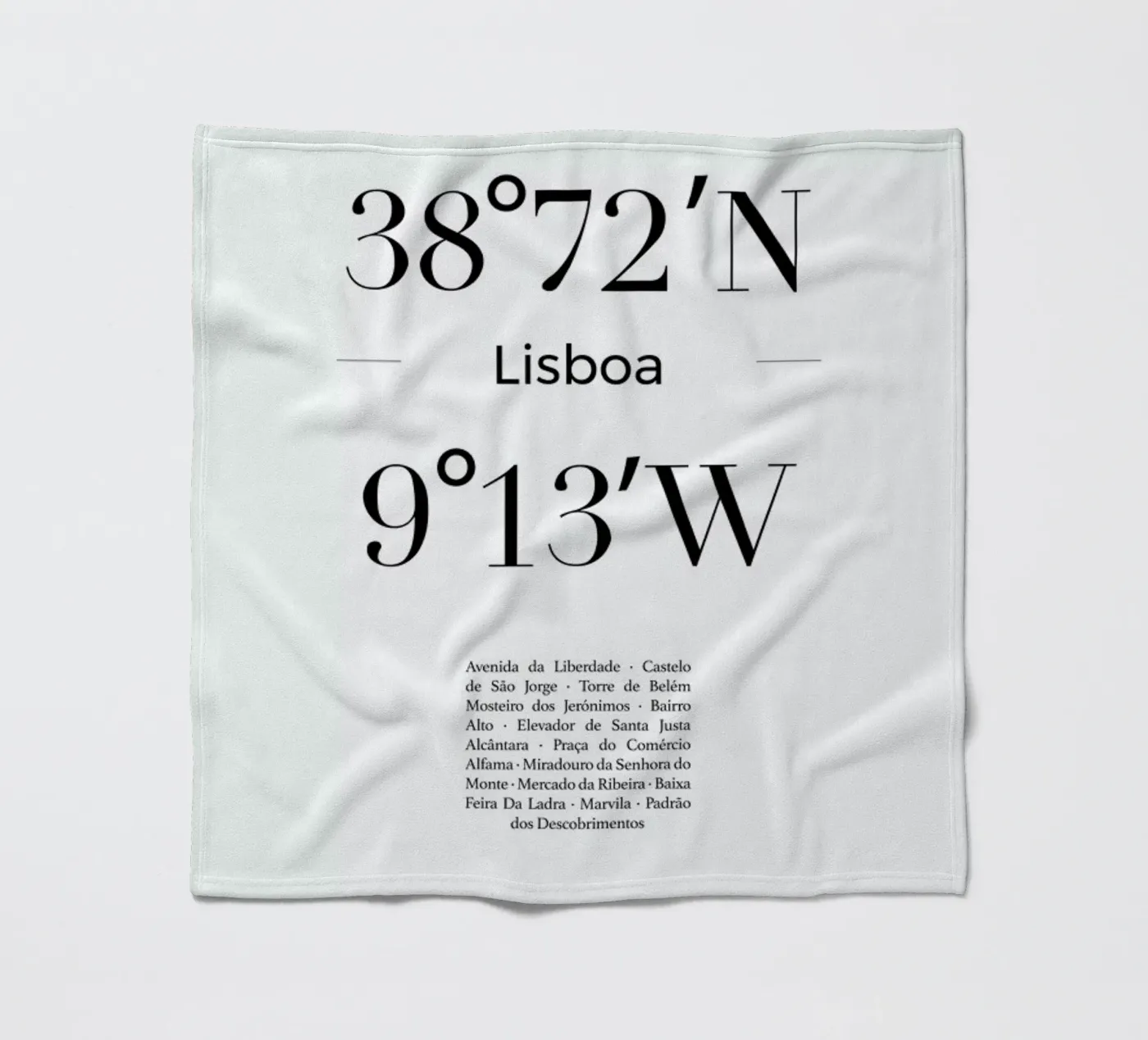 Lisboa Fleecedecke von Studio One