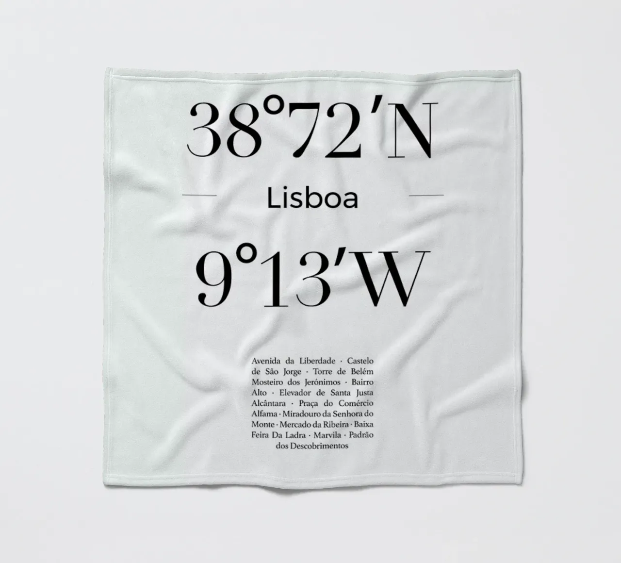 Lisboa Fleecedecke von Studio One