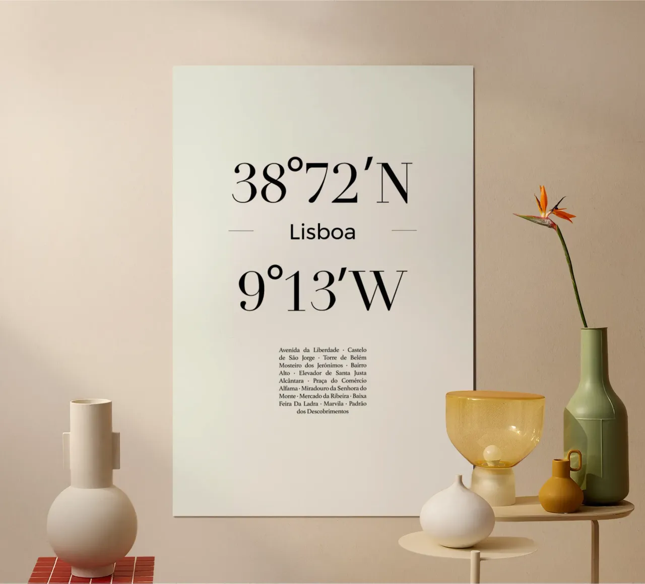 Lisboa poster by Studio One