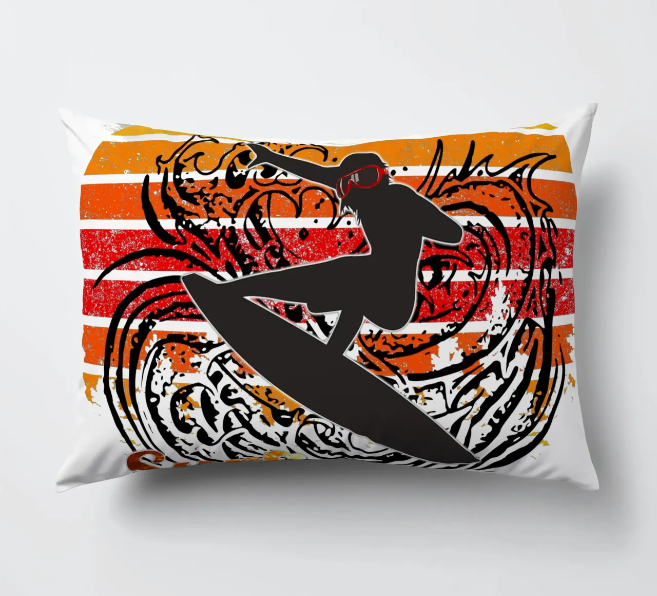 Surf Life Oval 2a - Summer Sun Vibes 7b cuscino da surfer28