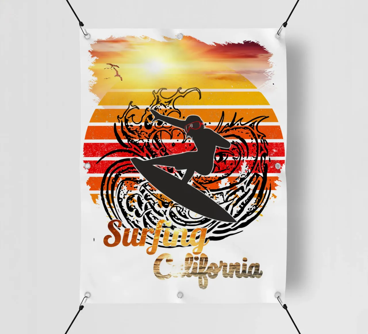 Surf Life Oval 2a - Summer Sun Vibes 7b pvc cover by surfer28