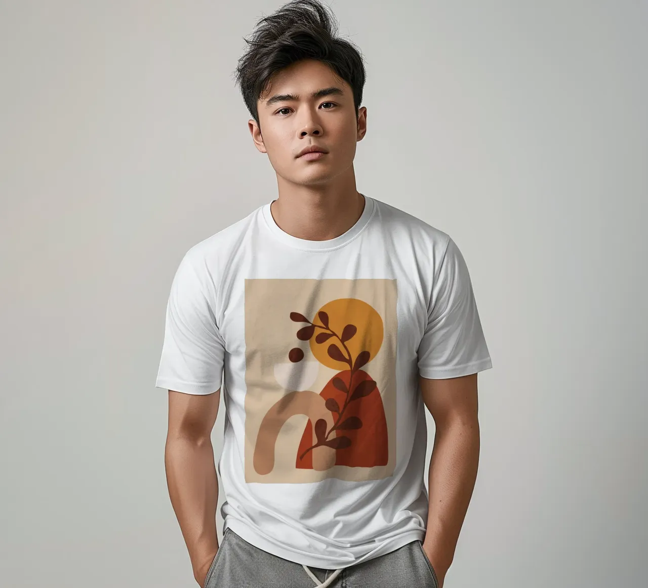 Abstract Art 23 t-shirt da Flow Line