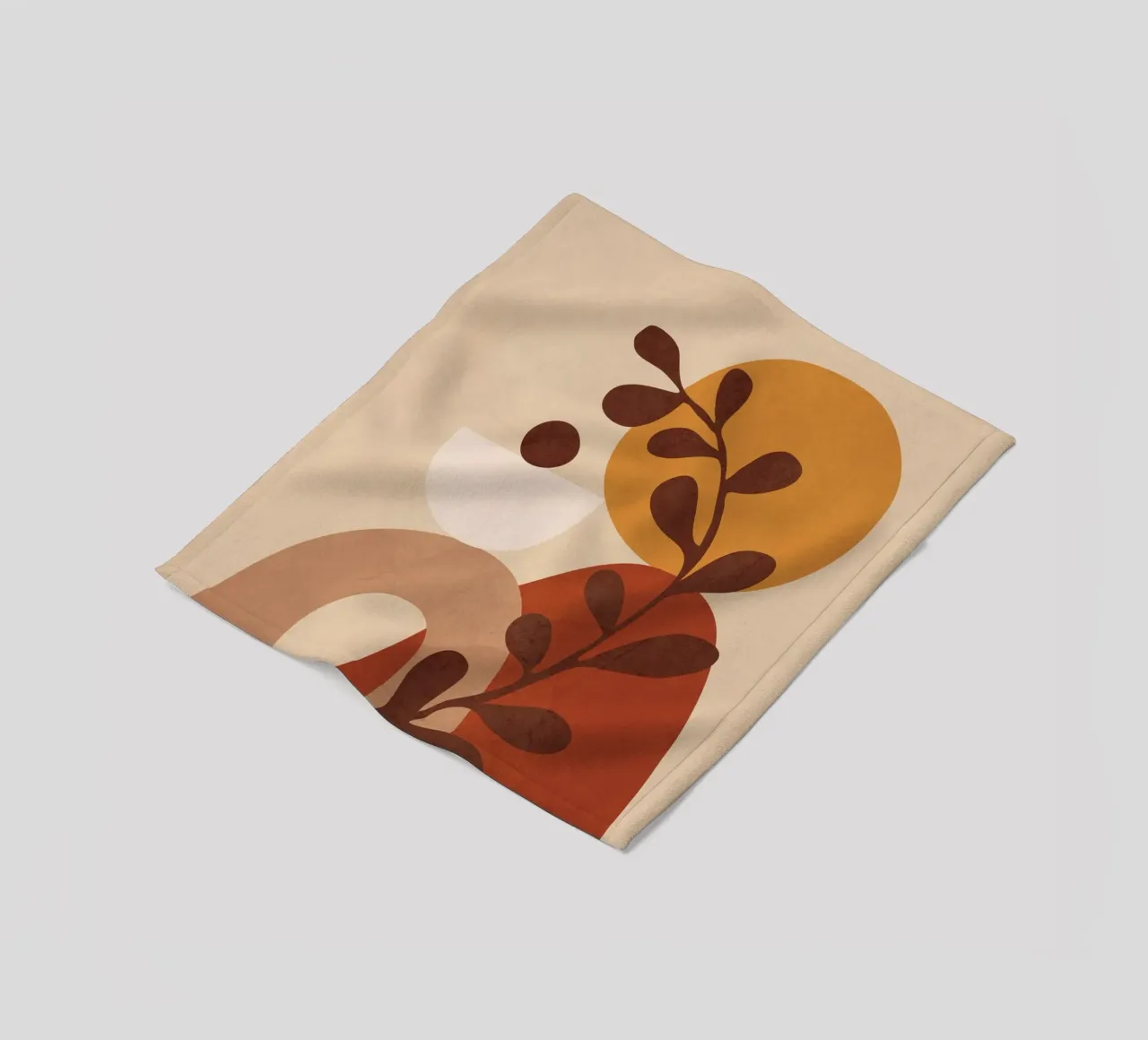 Abstract Art 23 coperta in pile da Flow Line